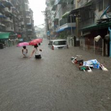 7月11日ヤンゴン豪雨